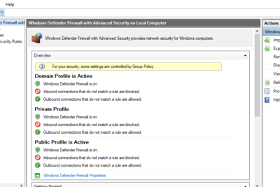 Windows10ファイアウォール：セキュリティを強化するための設定方法