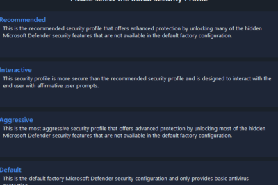 「Windows Defenderユーザーインターフェースの使い方」
